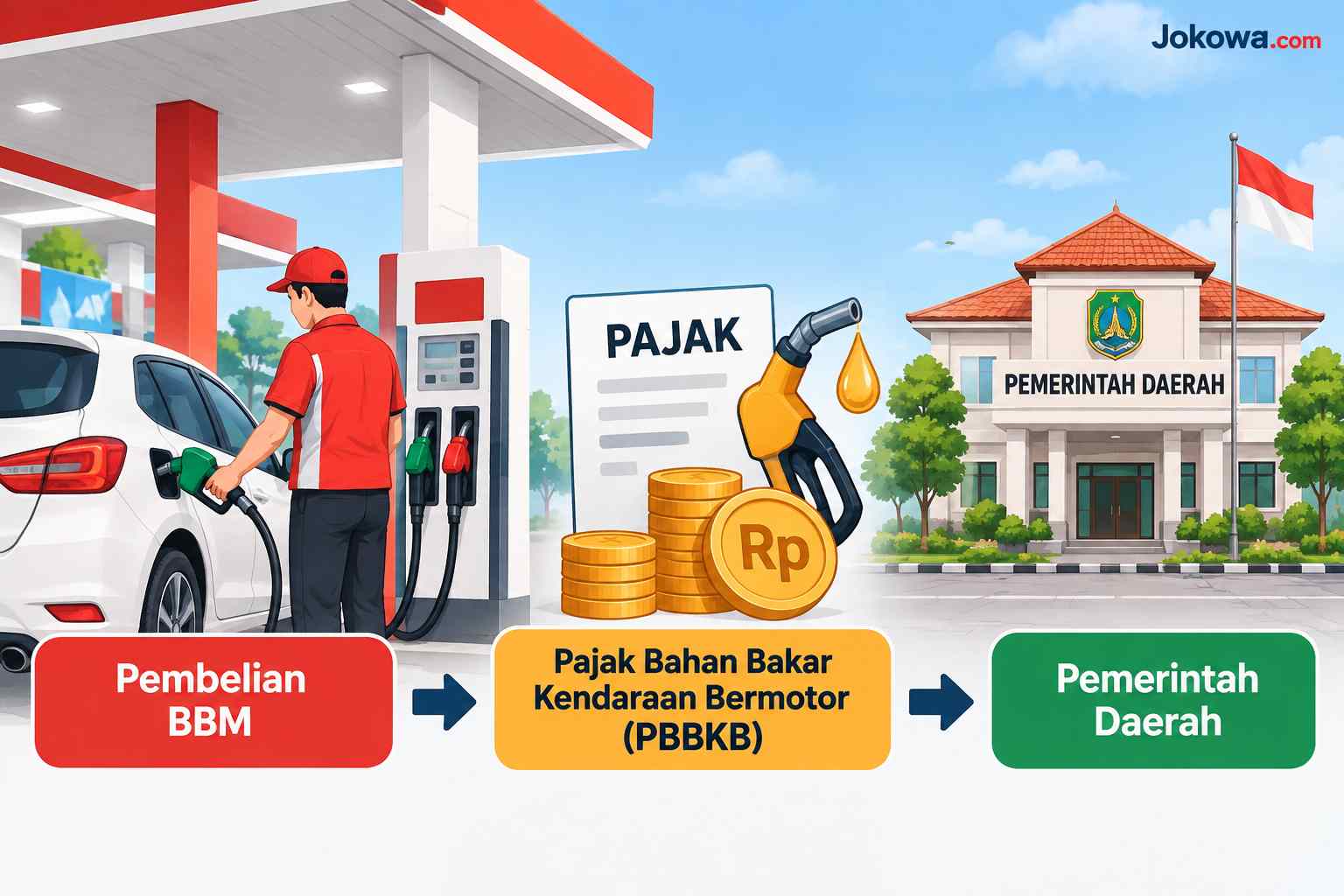 Pajak Bahan Bakar Kendaraan Bermotor