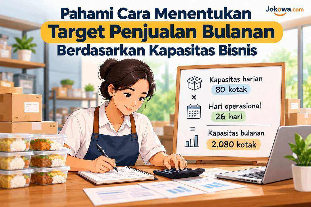 Cara Menentukan Target Penjualan Bulanan Berdasarkan Kapasitas Bisnis